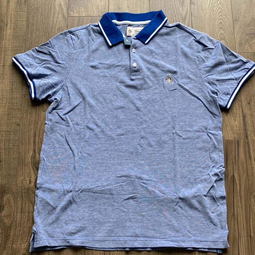 Men’s Original Penguin Blue Polo